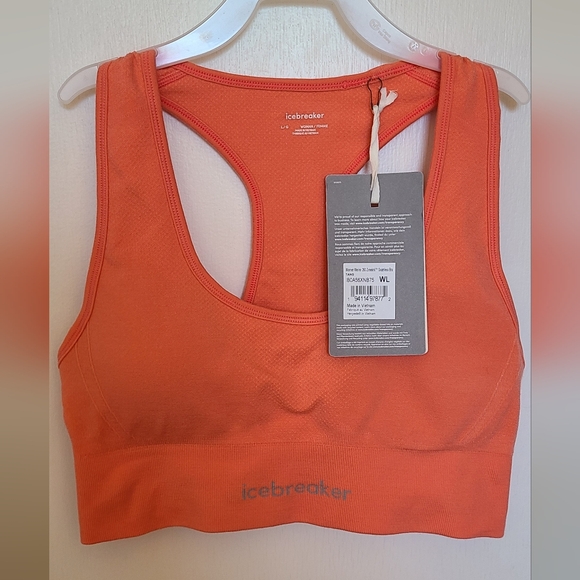 Icebreaker Merino Bra Size Lg - Picture 2 of 4